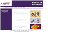 Desktop Screenshot of delavan.com