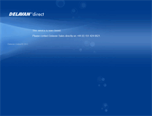 Tablet Screenshot of direct.delavan.co.uk
